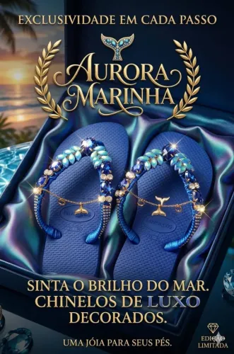 Chinelos em pedraria e bordado peças Artesanal