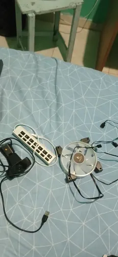 Vendo web can,fan argb, hub 7x1