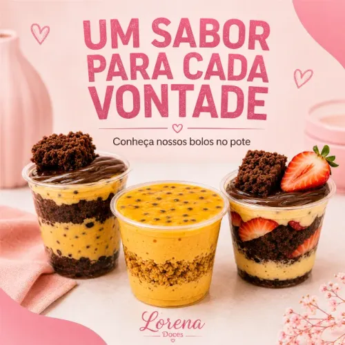 Bolos no Pote Recheados e Cremosos