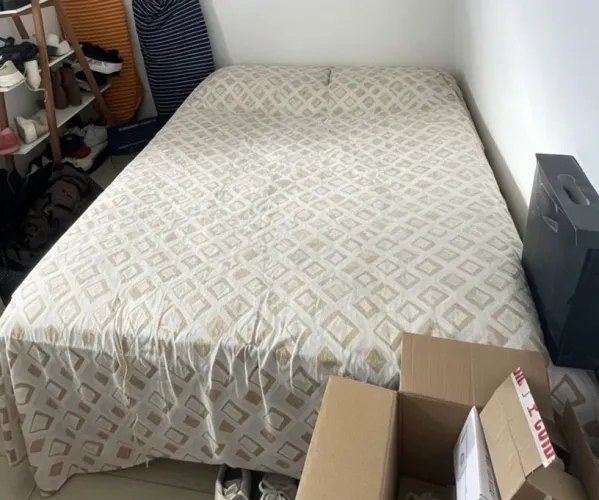 Doação cama box casal