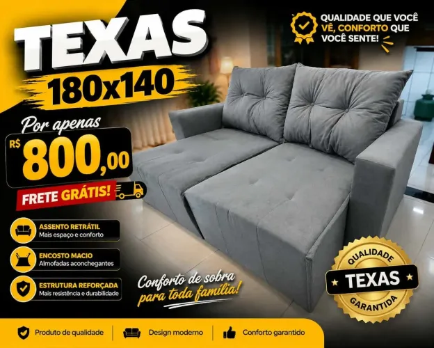 ESTOFADOS DIRETO DE FÁBRICA! Modelos a Partir De R$ 800,00!