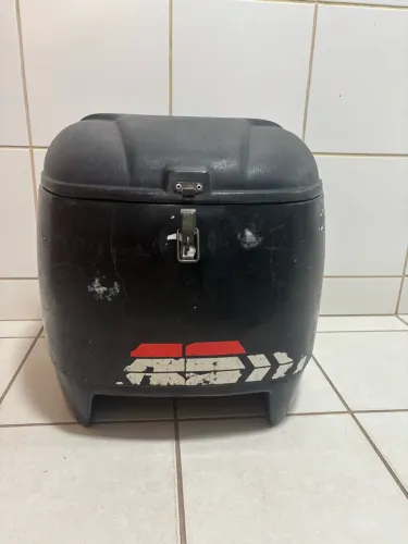 Baú para moto com suporte chapam