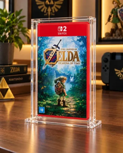Expositor Acrílico Expositor Acrílico Zelda Ocarina Transparente