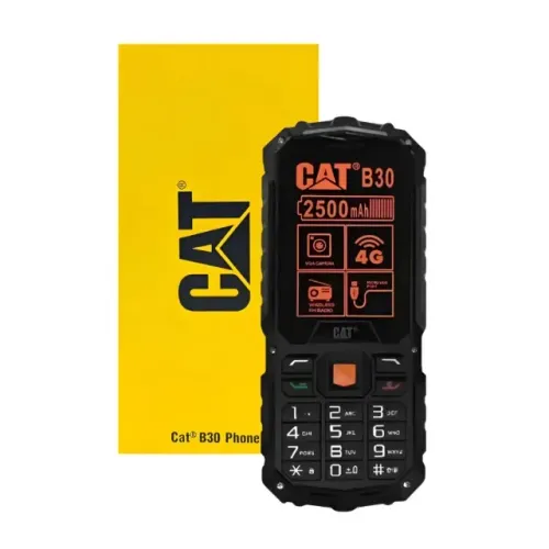 Celular Caterpillar B30 4g Tela 2.4 Lcd Robusto à Prova D?Água, Quedas, Poeira Preto