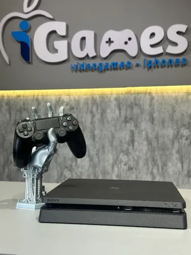 Ps4 Slim 500GB + Jogo de Brinde | Garantia Loja Física iGames