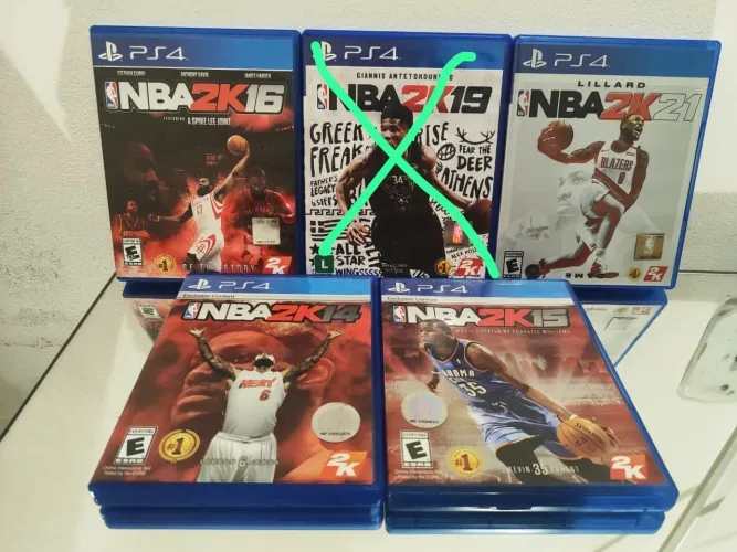 Coleção Jogos NBA PS4