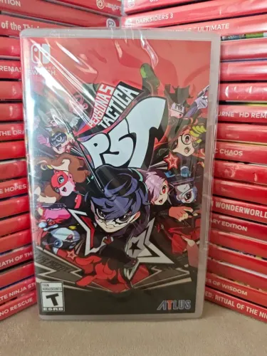 Jogo Nintendo Switch Persona 5 Tactica Mídia Física Novo 