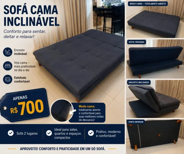 Sofá vendo por 500