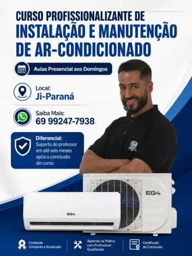 Curso Presencial de Instalação e Manutenção de Ar-condicionado