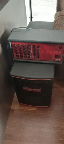 Amplificador de Som + 2 Caixas