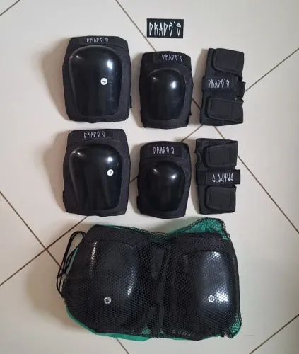 Kits de Proteção profissional de skate/patins da marca Drade's tam PP, P, M e G 
