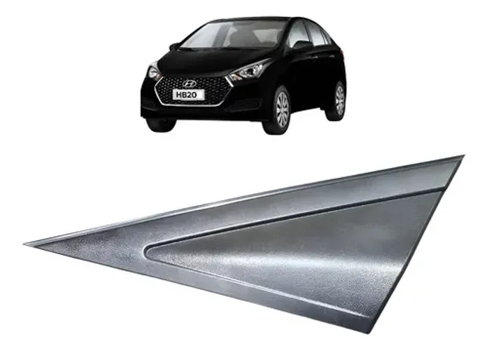 Moldura Externa Retrovisor Esquerdo Hyundai Hb20 2018 Uzad0 Original
