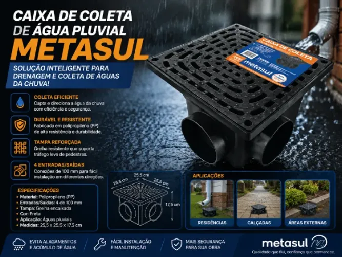 Caixa coletora de água pluvial ( produto novo ) poucas unidades