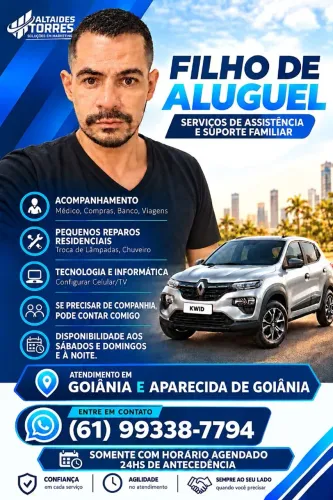 Filho de Aluguel em Goiânia e Aparecida