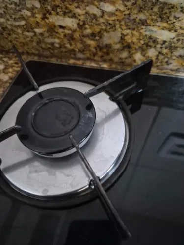 Cooktop 4 bocas mesa de vidro com inox marca chamalux