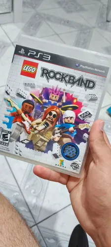 Jogo lego rockband ps3+ 2 controles
