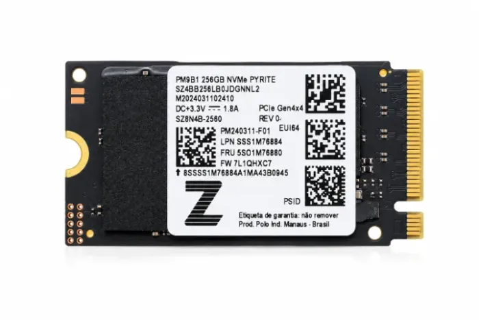 Ssd Samsung Pm9b1 256gb Nvme M.2 2230 Pcie Gen4 X4