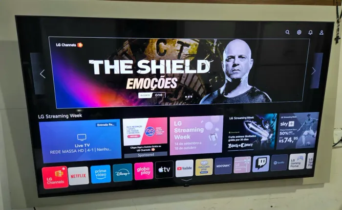 Smart TV LG 55" 4K UHD ThinQ Al Borda Infinita