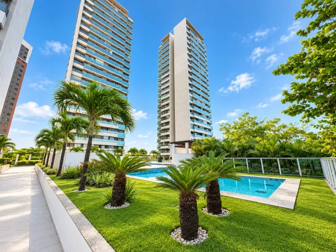 Apartamento no Lafitte Condomínio Parque Salinas, Fortaleza