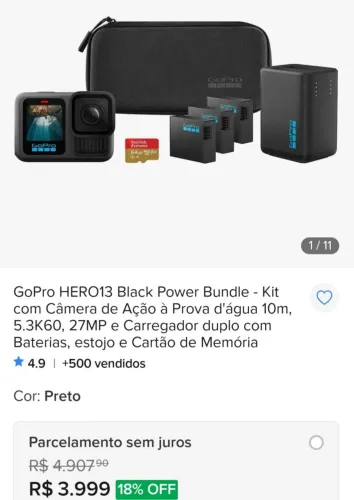 Câmera Go Pro HERO 13