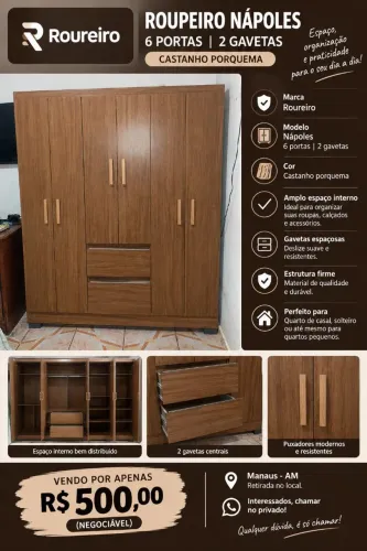 GUARDA ROUPA NÁPOLES 