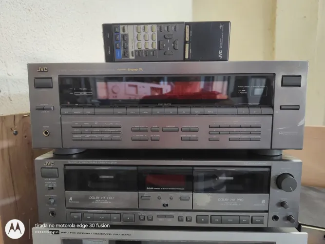 RECEIVER JVC RX807 TAPE DECK JVC TW707