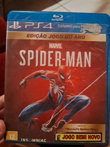 Jogo SPIDER-MAN EDIÇÃO JOGO DO ANO,Jogo ótimo pra quem gosta de um jogo com uma história