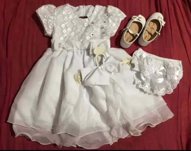 Vestido Infantil para batizado