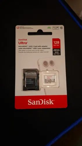 Cartão de memória Sandisk 128gb