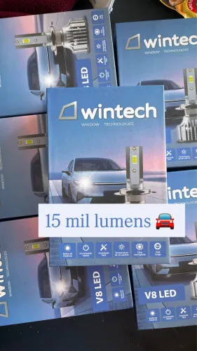 Lampada led ( o par ) 15 mil lumens 1 ano de garantia