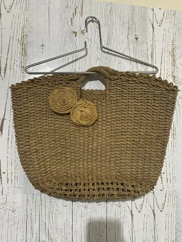 Bolsa sacola palha trançada marca Mixed