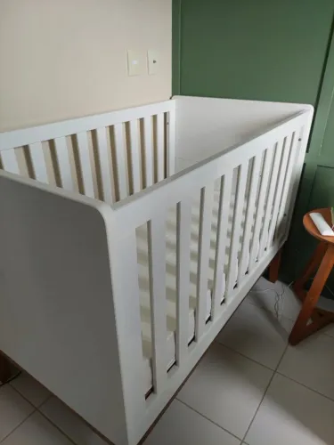 Berço Nature Soft Eco Wood (com opção de virar cama)
