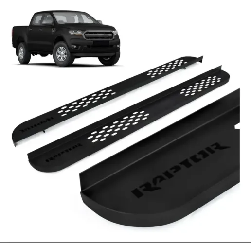 Estribo Raptor Preto Ranger Cabine Dupla XI Xls Xlt
