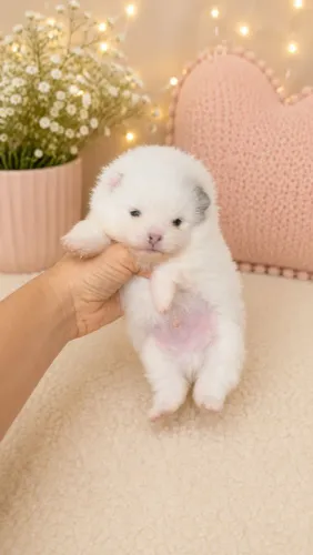 Lindo macho de spitz alemão 