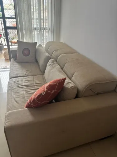 Sofá Retrátil Linho