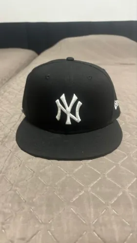 BONE 59FIFTY New York Yankees MLB Preto Aba reta TAMANHO 7 3/8