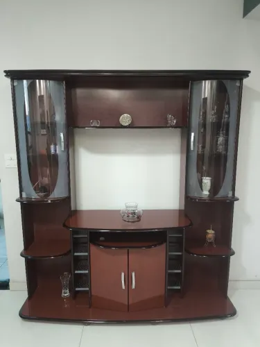 Estante / rack para sala em mogno