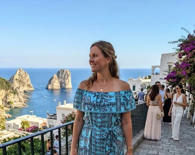 LUIGI BERTOLLI VESTIDO forrado Tam P 42