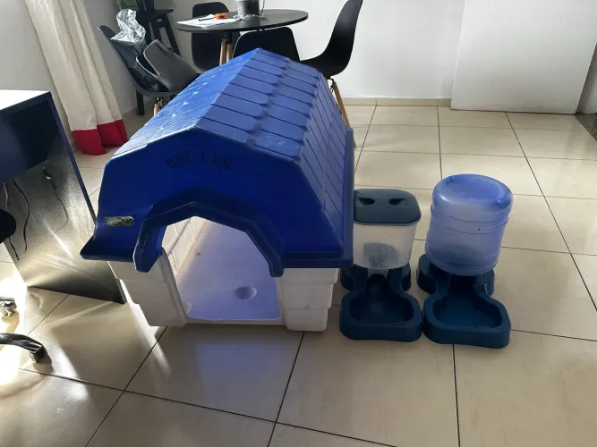 Casinha para cachorro porte médio (kit)