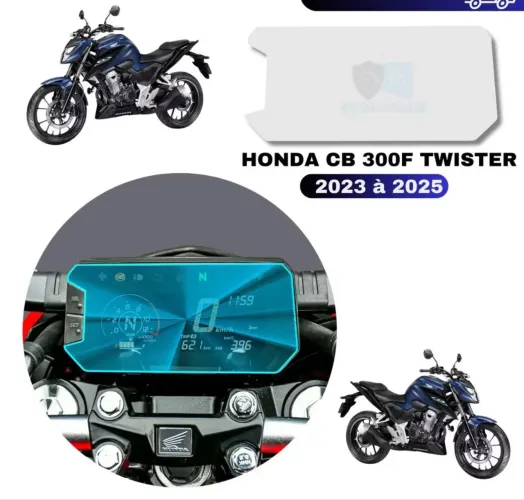 Película Painel Anti-risco Honda Cb 300 F Twister / Sahara 2023 em diante.