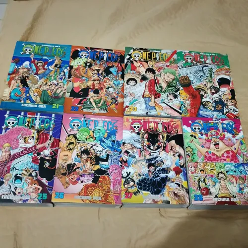 One Piece Edição 3 em 1 - Vols. 21 ao 28 - Mangás