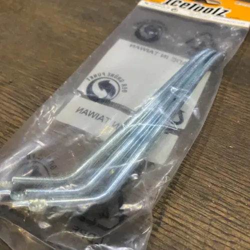 Rf026 Espátula metálica reforçada p/ tirar pneu de bike Ice Tools troca de camara de ar