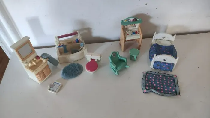 Conjunto miniatura, quanto e banheiro anos 80-90