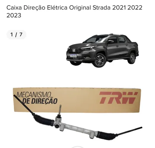 Caixa de direção original nova na caixa
