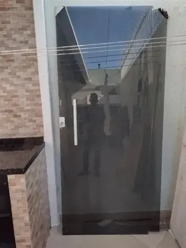 Porta Vidro Fumê 8 mm temperado