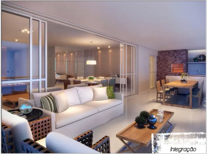 Apartamento exclusivo, 4 suítes, 220 m2, Setor Oeste, frente a Praça do Sol, Vista Livre (