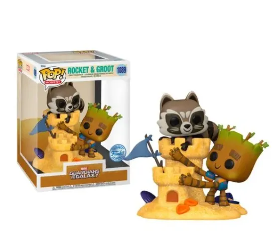 MUÑECO FUNKO POP MARVEL ROCKET & GROOT 1089