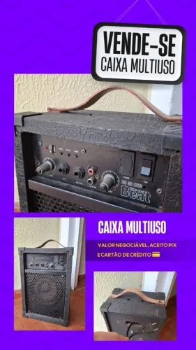 CAIXA DE SOM MULTIUSO