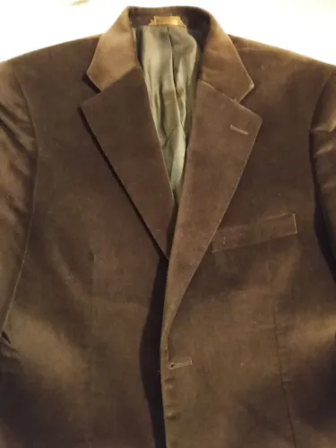 Novo Blazer veludo Especial Crawford Marrom veludo Especial Novíssimo de Ve