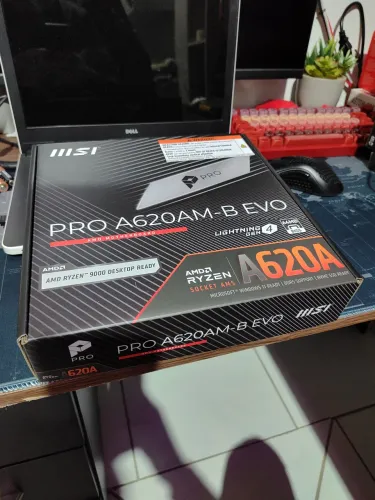 Placa Mãe AM5 DDR5 MSI A620AM Pro Nova Lacrada na Garantia